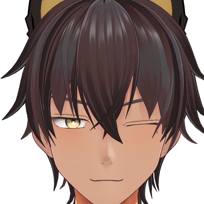 オリジナル3Dモデル【無料版有-vroid正式版】【VRoid3Dモデル】spy_アヌビス_Anubis