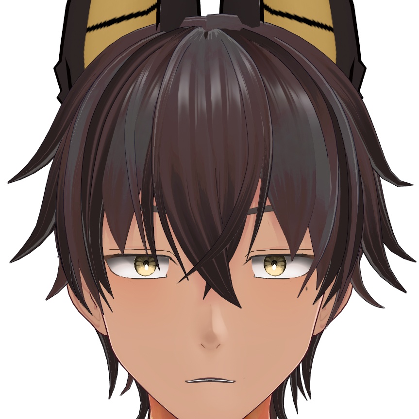 オリジナル3Dモデル【無料版有-vroid正式版】【VRoid3Dモデル】spy_アヌビス_Anubis