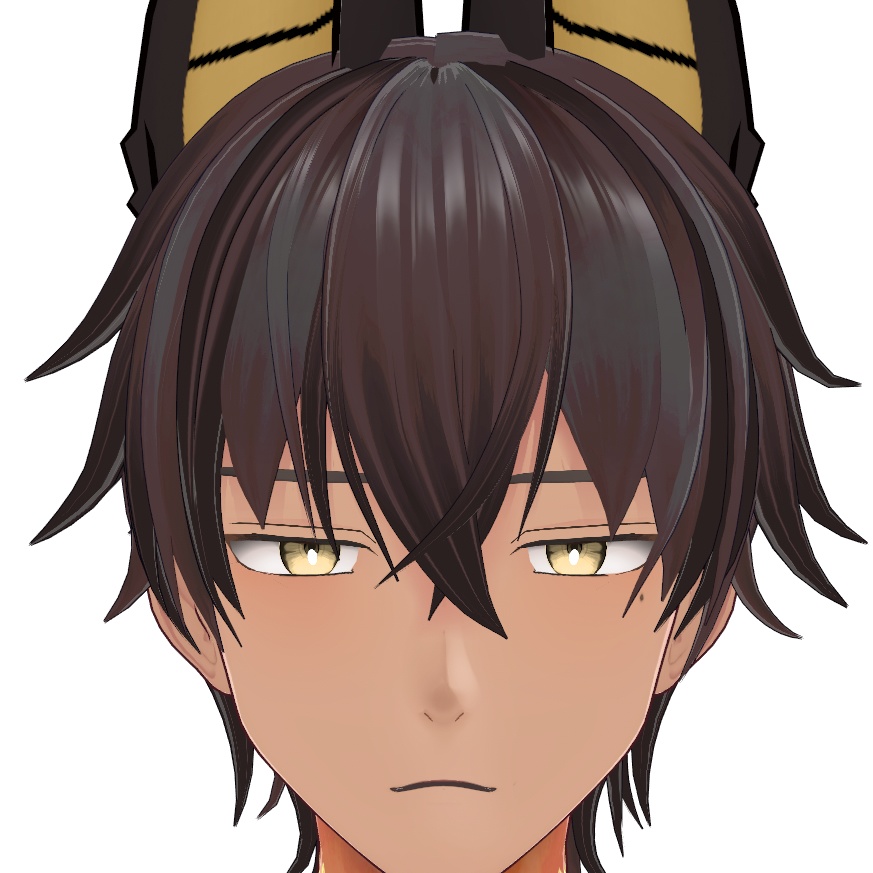 オリジナル3Dモデル【無料版有-vroid正式版】【VRoid3Dモデル】spy_アヌビス_Anubis