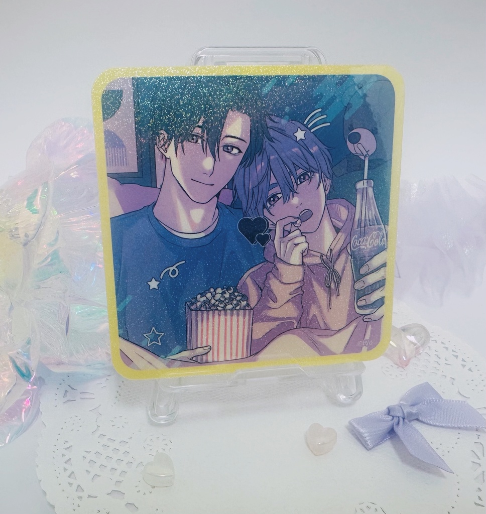 ダイカットステッカー【Hiカロリー「愛の温度でとかしたい」発売記念サイン会グッズ】【受注販売】