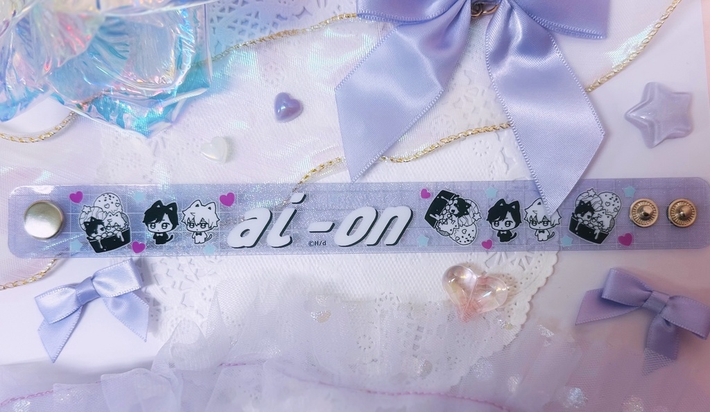 PVCリストバンド【Hiカロリー「愛の温度でとかしたい」発売記念サイン会グッズ】【受注販売】