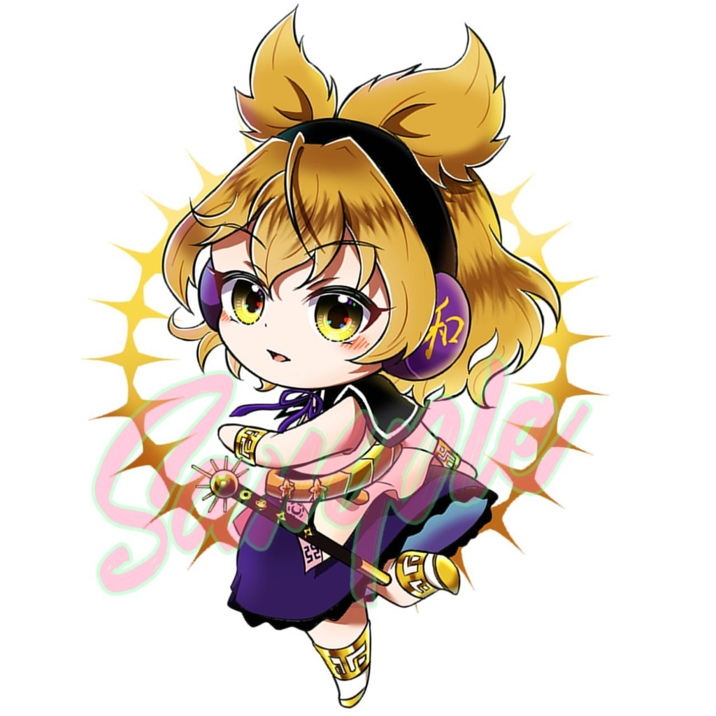 BIGオーロラアクキー【豊聡耳神子】
