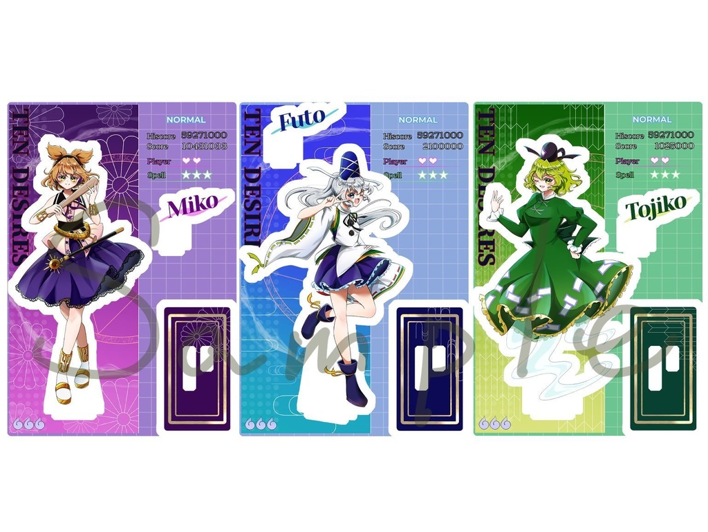 【例大祭23】フレーム付きアクリルスタンド