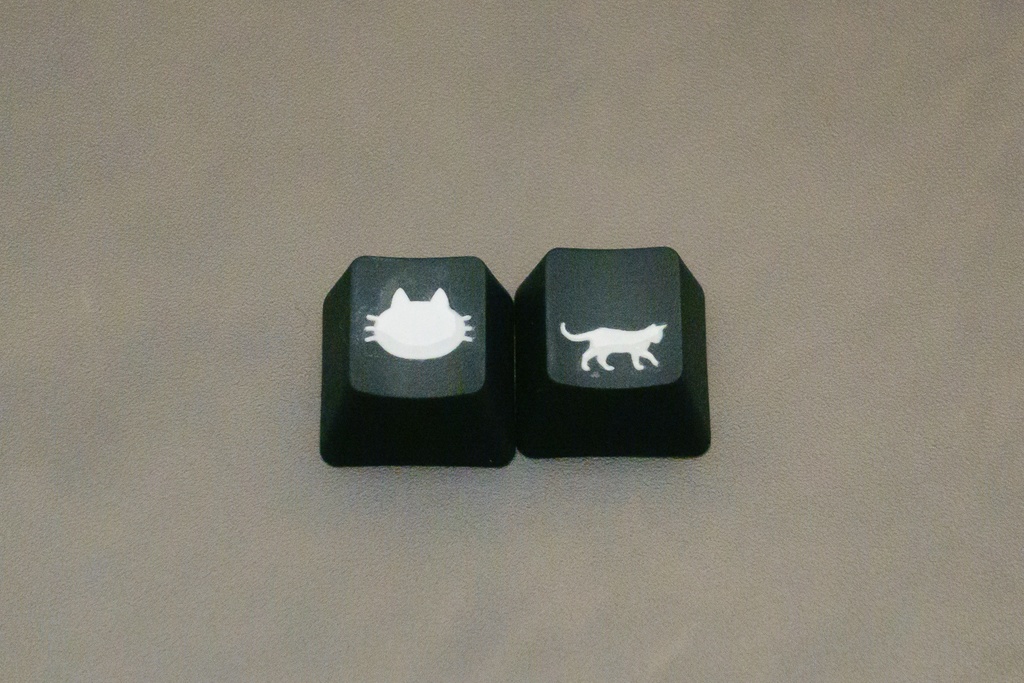 ねこキーキャップ【ホワイト】