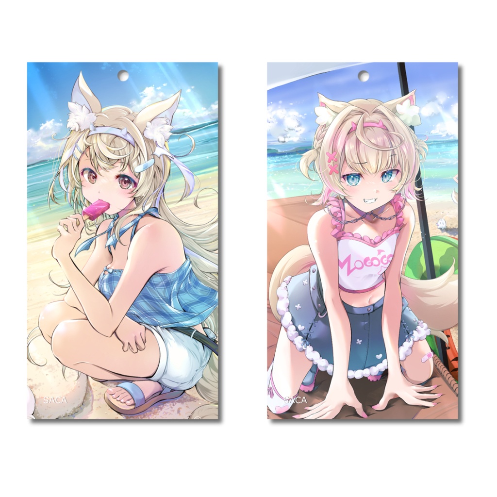 【アクリルキーホルダー】フワモコ（2個セット）