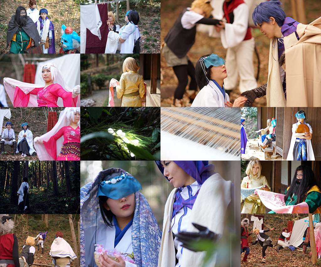 創作「手織りの月」