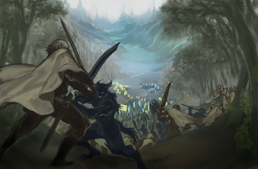 創作「小夜曲を奏でる」