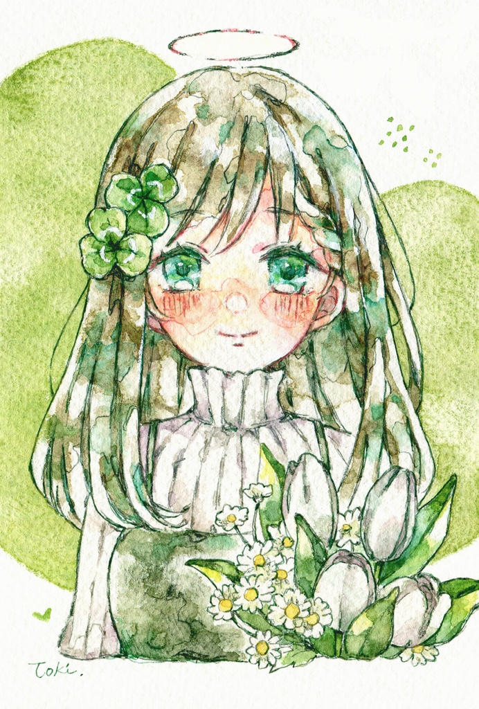 L版サイズ原画『spring ephemeral』