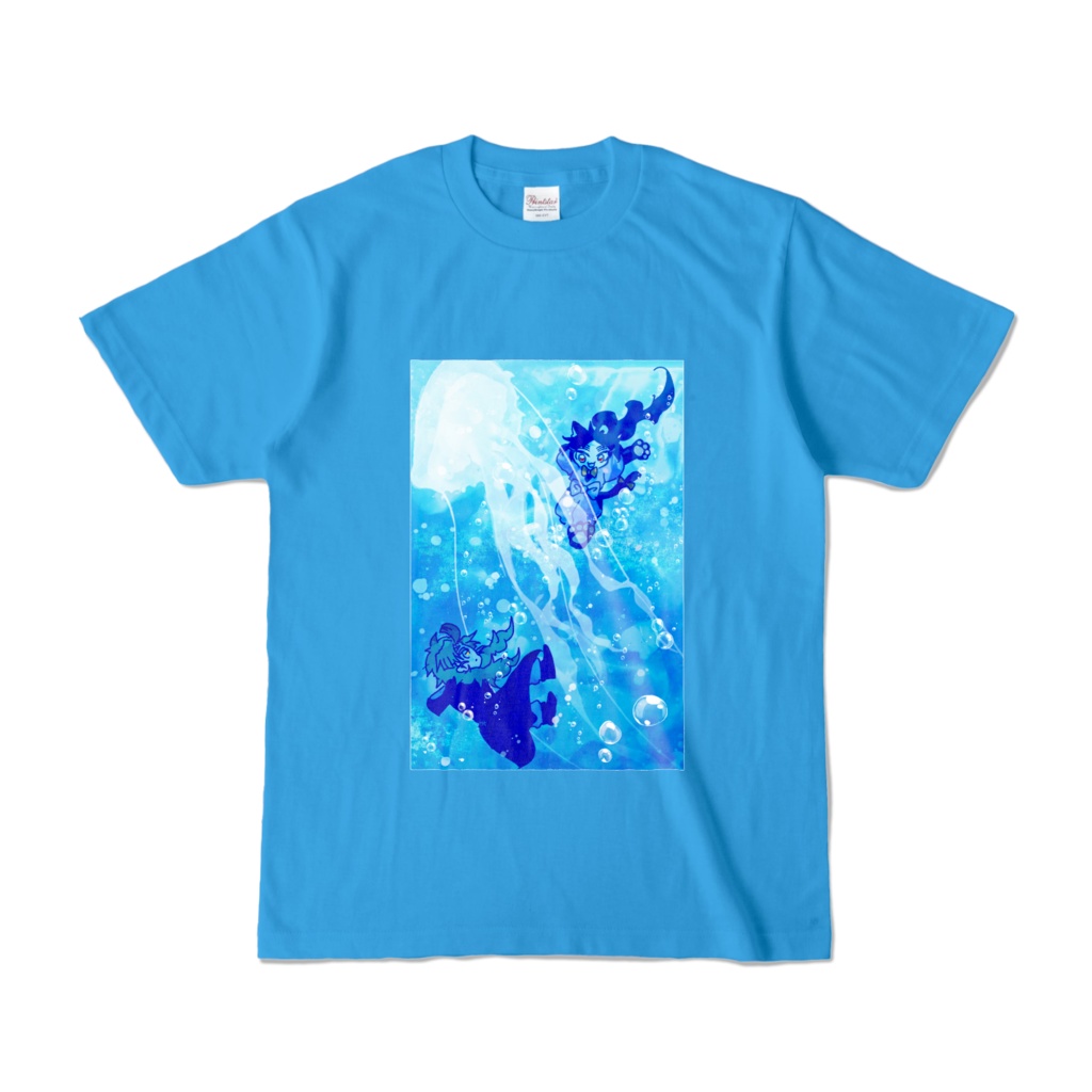 海月ソーダTシャツ(ターコイズ)