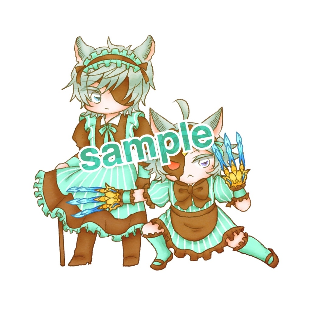 シスネハちょこみんとメイド部アクスタ