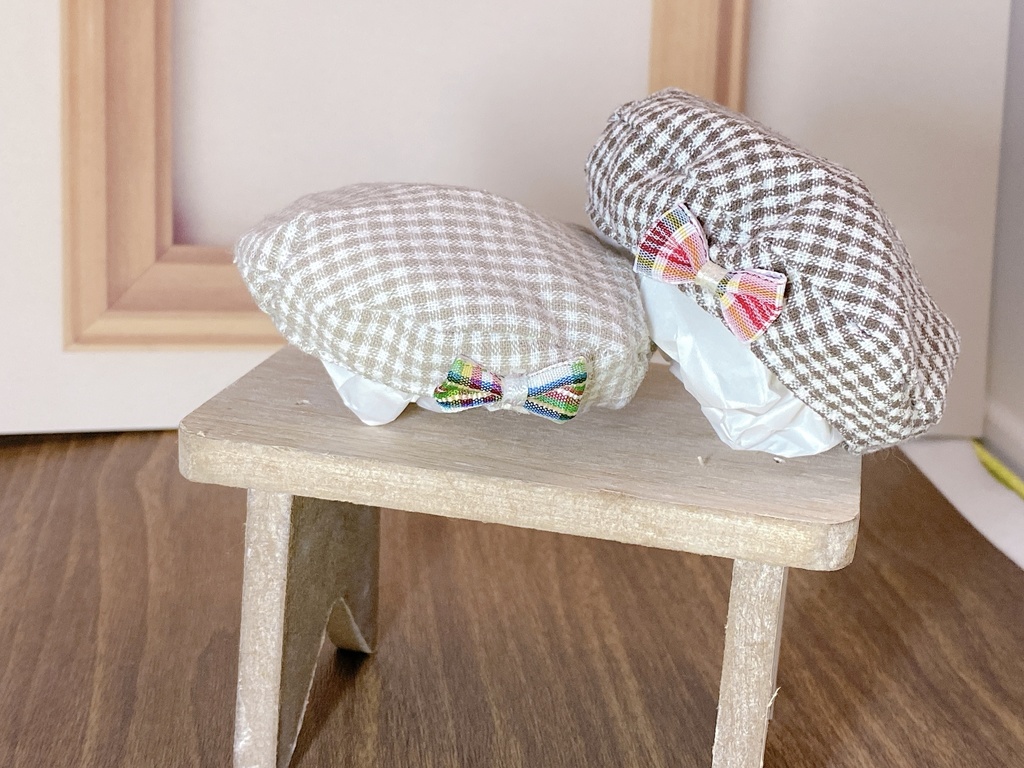 【B品】ﾊﾞﾚﾝﾀｲﾝ＆ﾎﾜｲﾄﾃﾞｰｲﾒｰｼﾞﾍﾞﾚｰ帽【ぬい用】