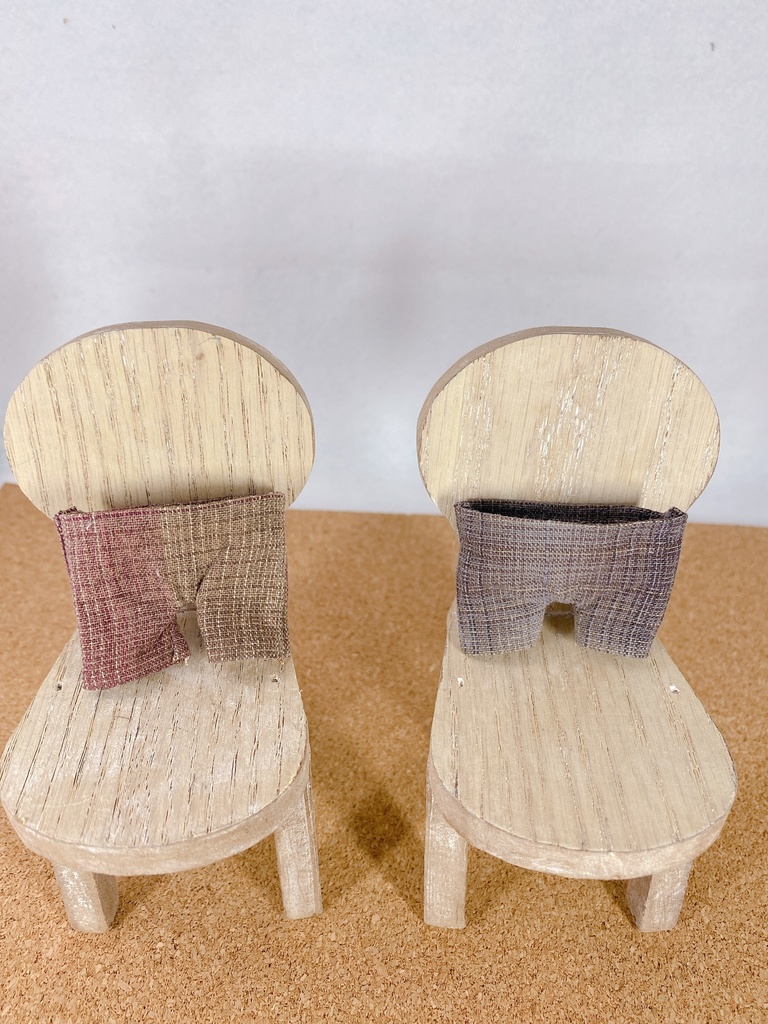 【ぬい服】チェックコーデ【ぬい帽子】