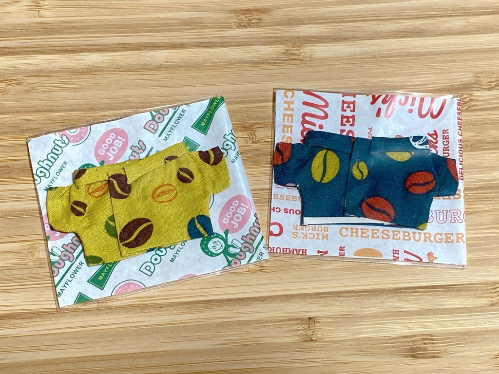 ぬいちゃんのシャツ(コーヒー)