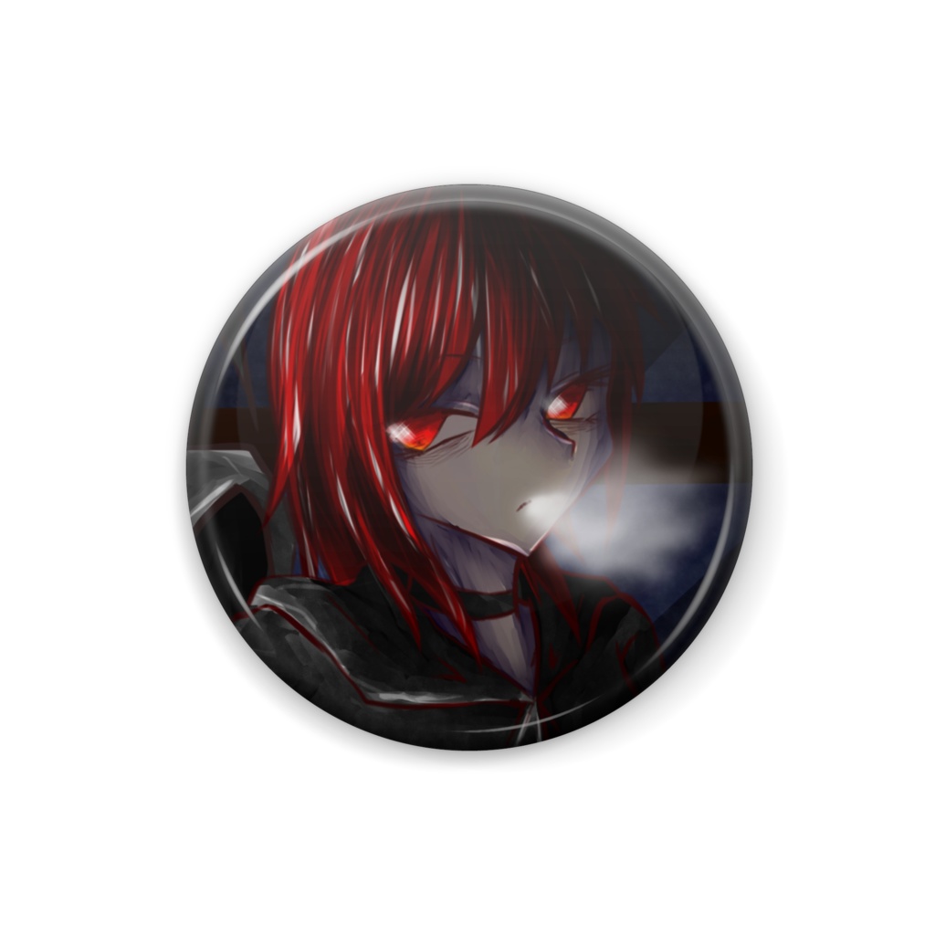 すず&ふうや 病み風缶バッジ