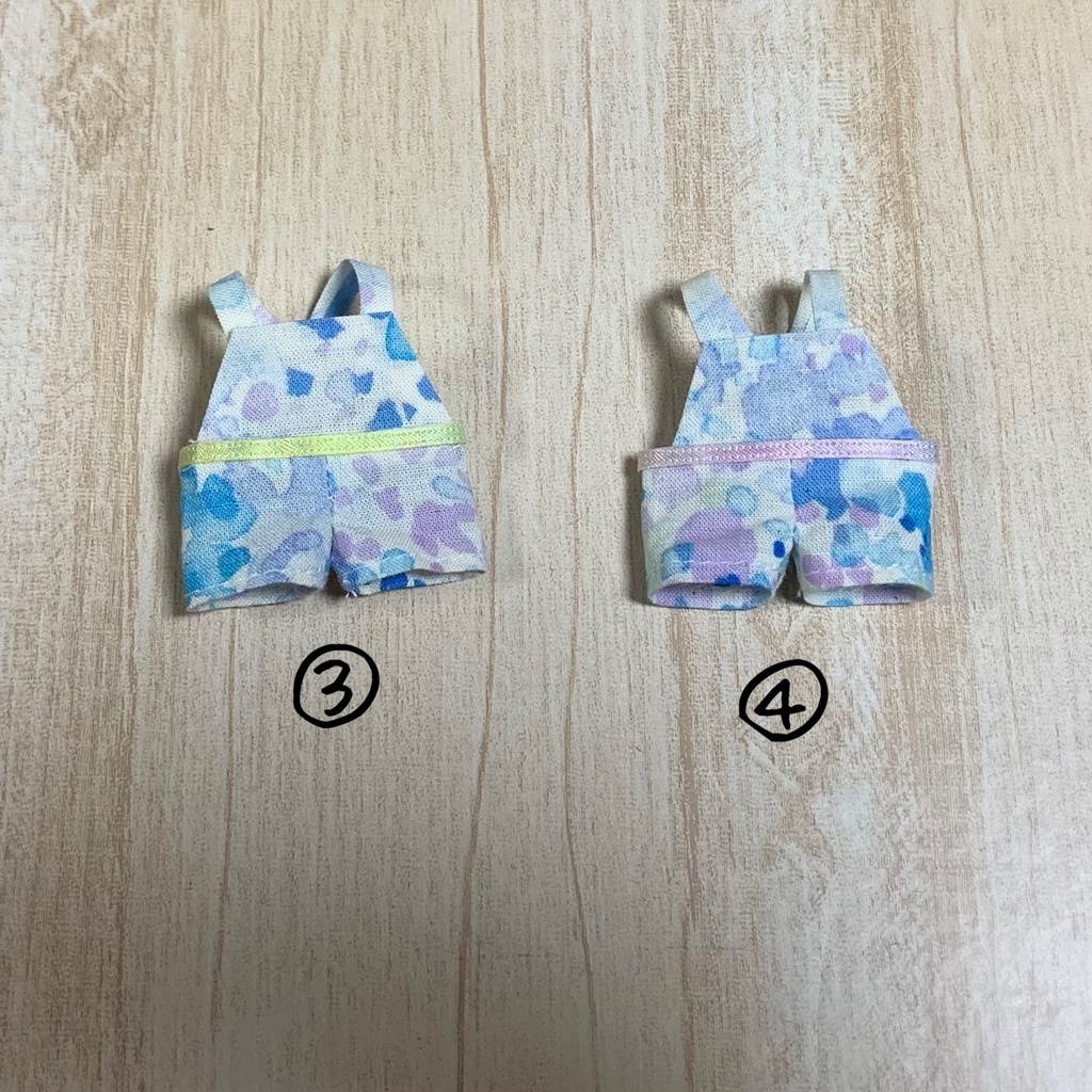 10cmマスコット用パステルサロペット