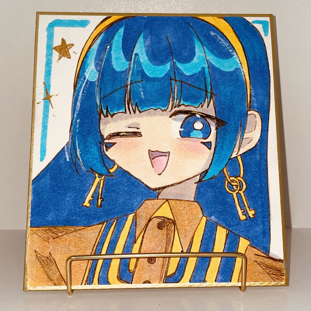 馴子さん色紙