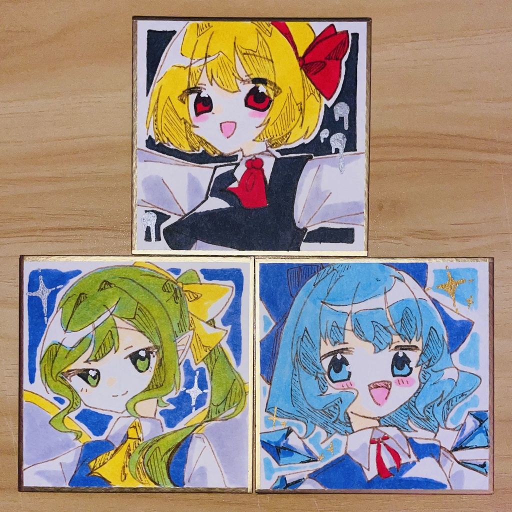 大チルーミア豆色紙セット