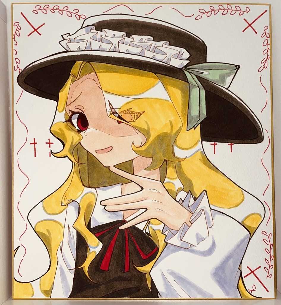 ジャケちゃんでか色紙