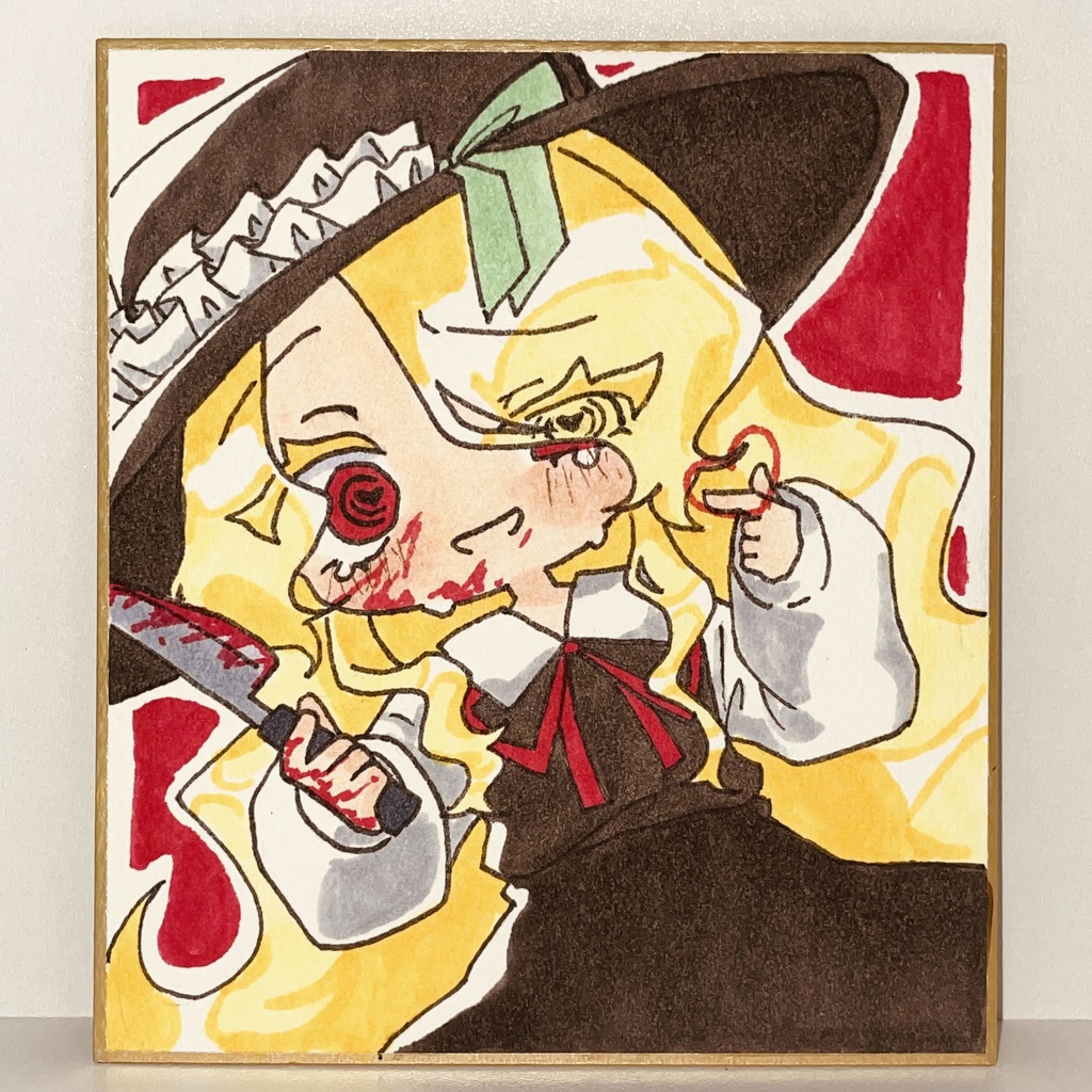 ジャケちゃん色紙