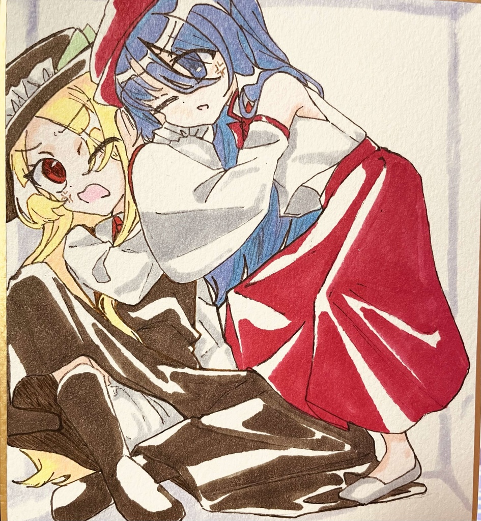 ジャケレベ色紙