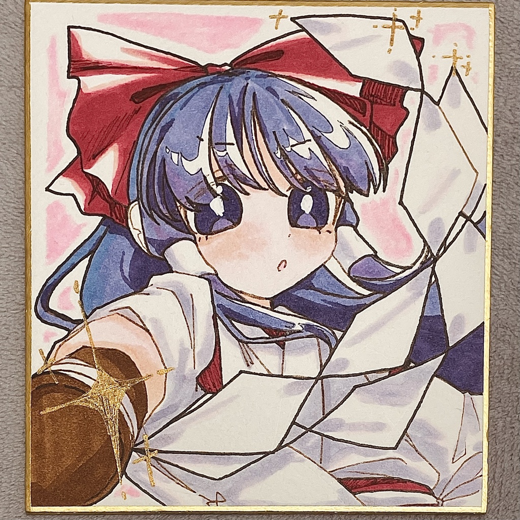 旧作レイマリ色紙セット