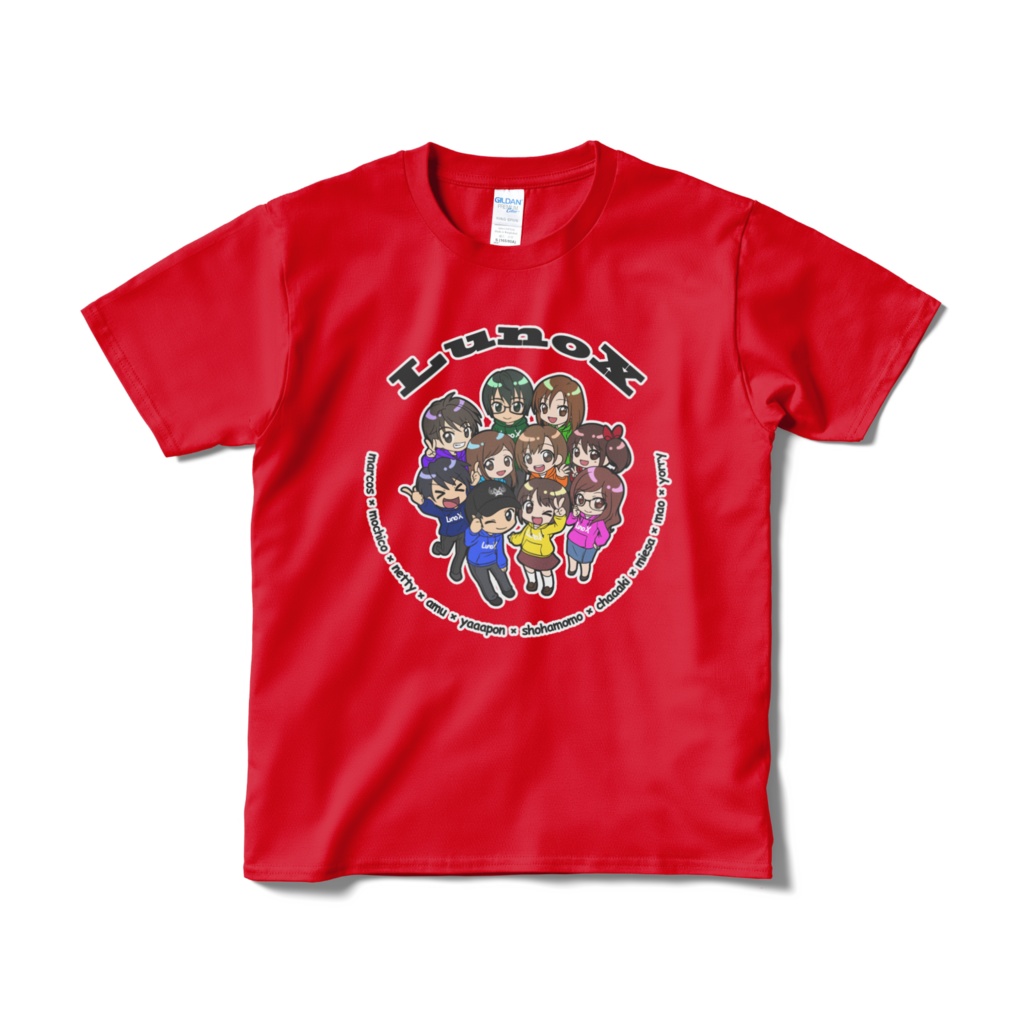LunoX Tシャツ - レッド