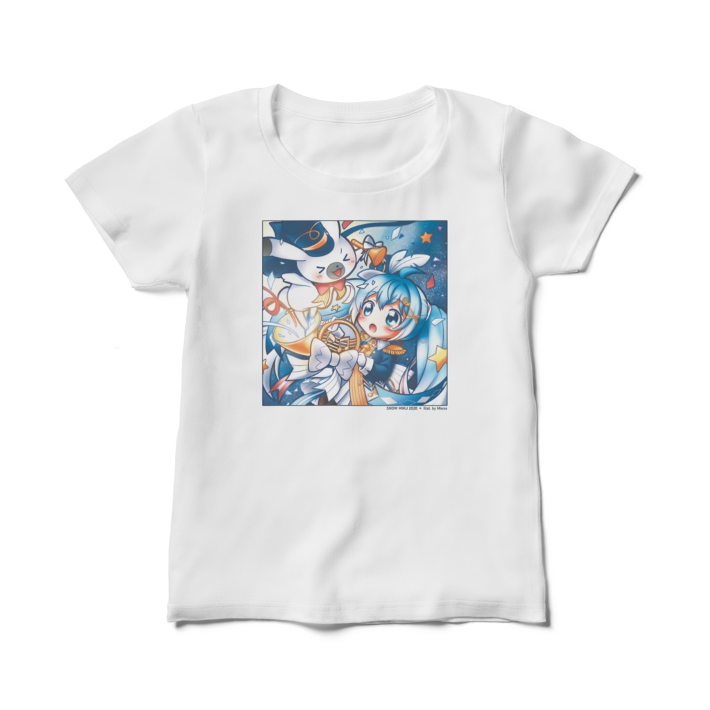 SNOW MIKU 2020 * Illst. by Miesa Tシャツ(レディース)
