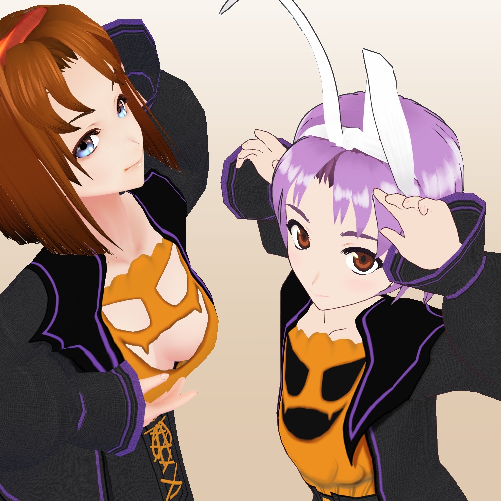 《無料版》ハロウィンコスチュームセット VRoidカスタムアイテム