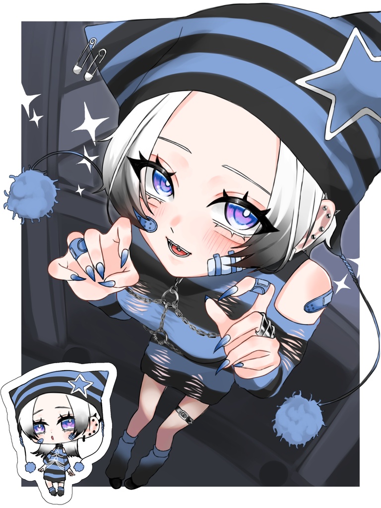 ポストカード ネオンちゃん