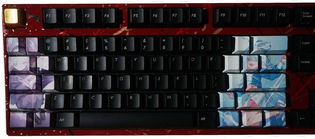 ブルーアーカイブ　キーボードキャップ　アロナプラナセット