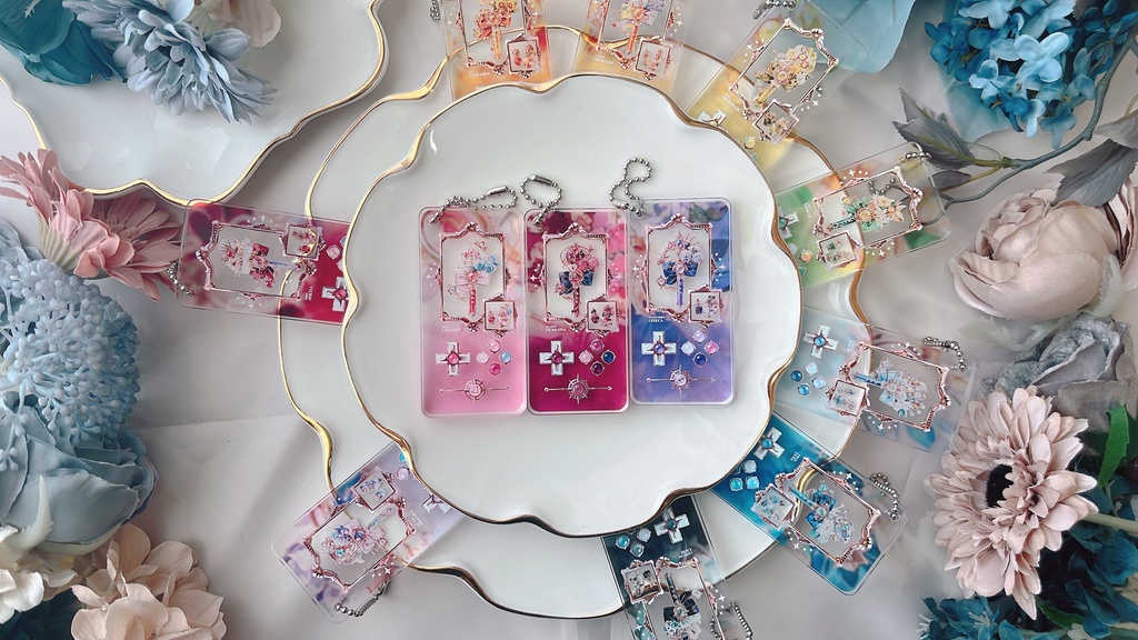 【4月下旬発送】12星座の魔法使い ゲーム機風アクリルキーホルダー