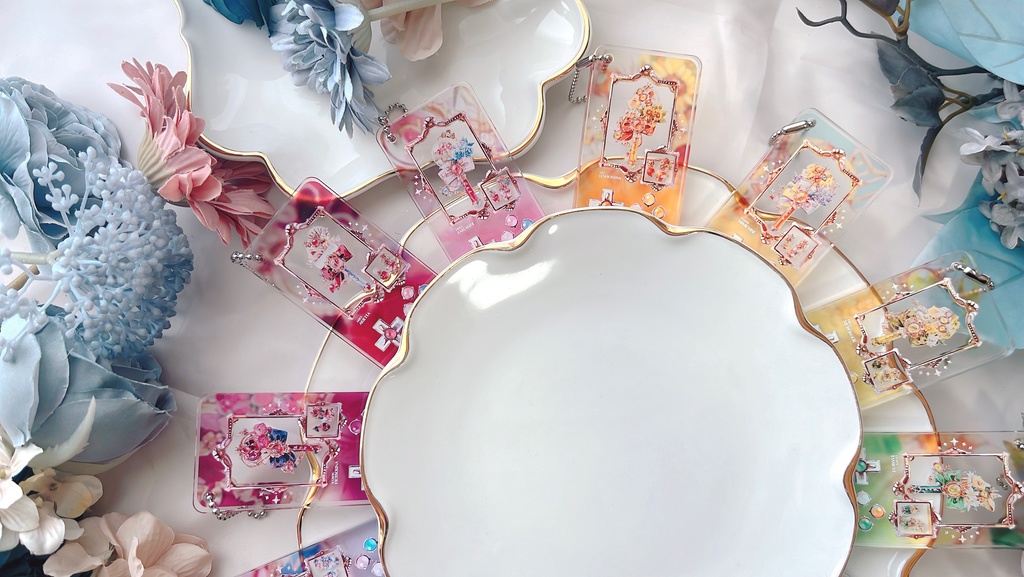 【4月下旬発送】12星座の魔法使い ゲーム機風アクリルキーホルダー