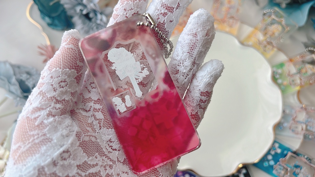 【4月下旬発送】12星座の魔法使い ゲーム機風アクリルキーホルダー