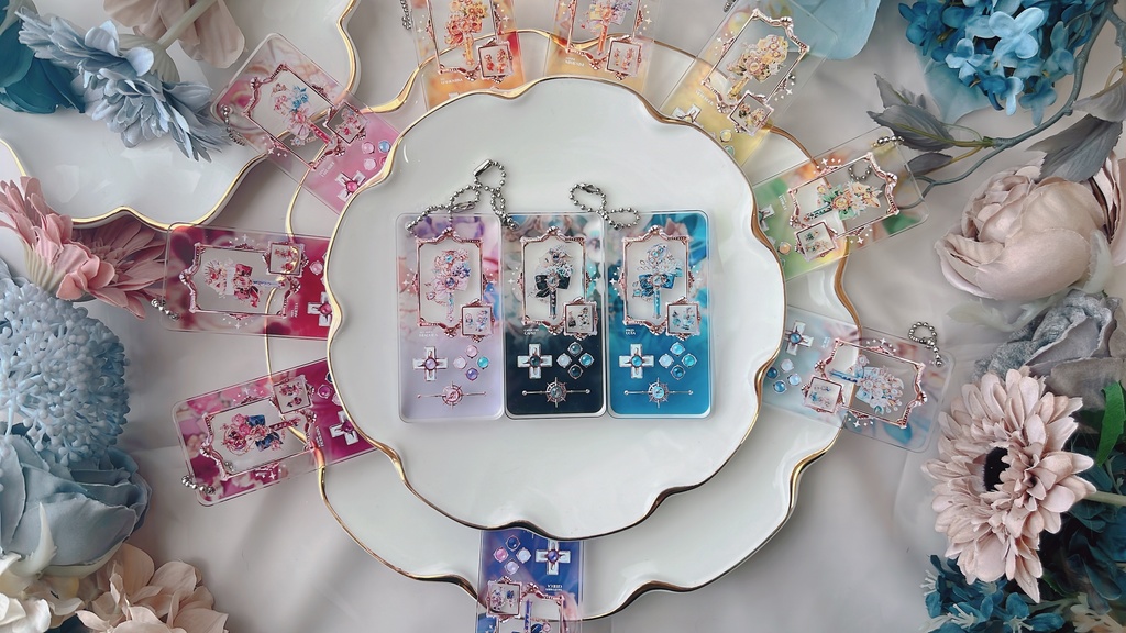 【4月下旬発送】12星座の魔法使い ゲーム機風アクリルキーホルダー