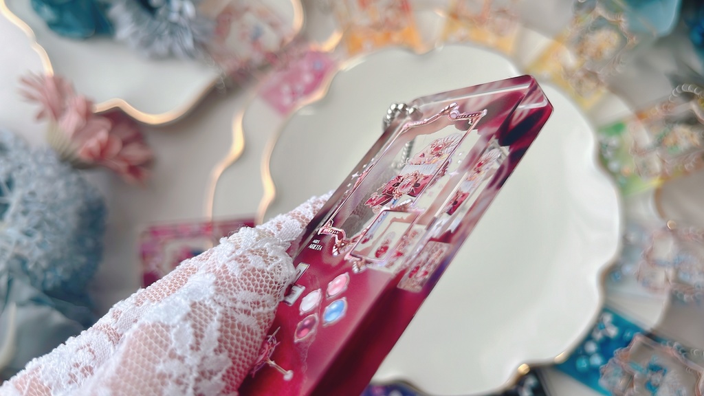 【4月下旬発送】12星座の魔法使い ゲーム機風アクリルキーホルダー