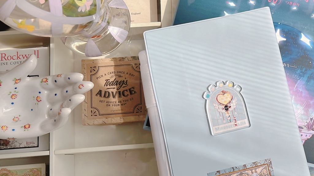 キュートなワンドのアクリルステッカー