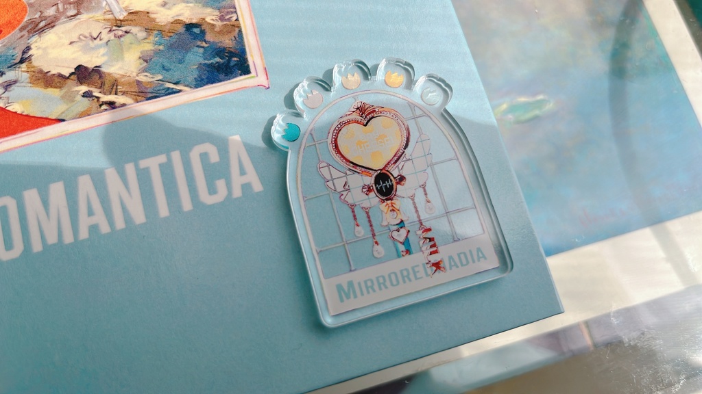 キュートなワンドのアクリルステッカー