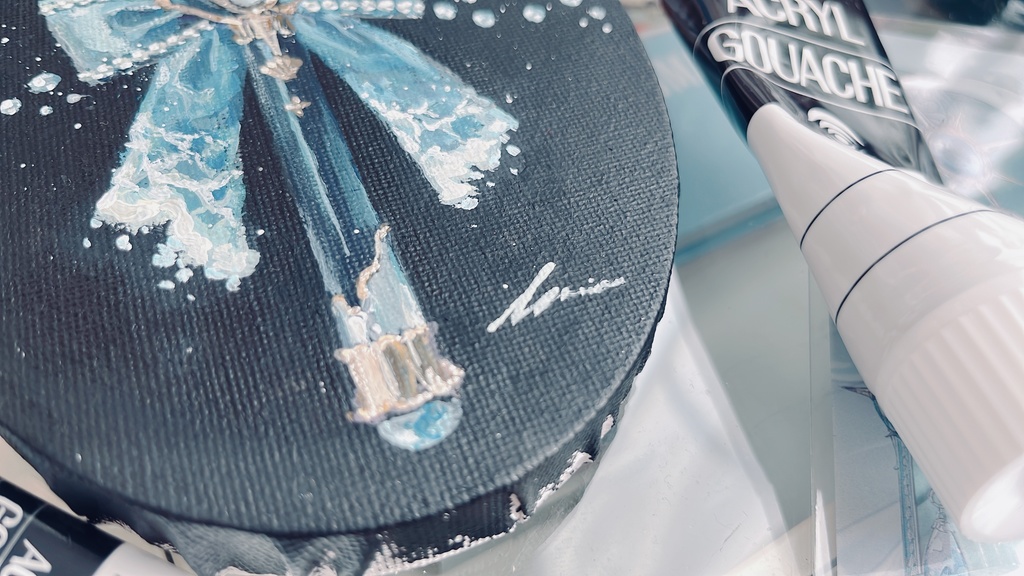 【自宅発送】原画/ ブルーティアの杖