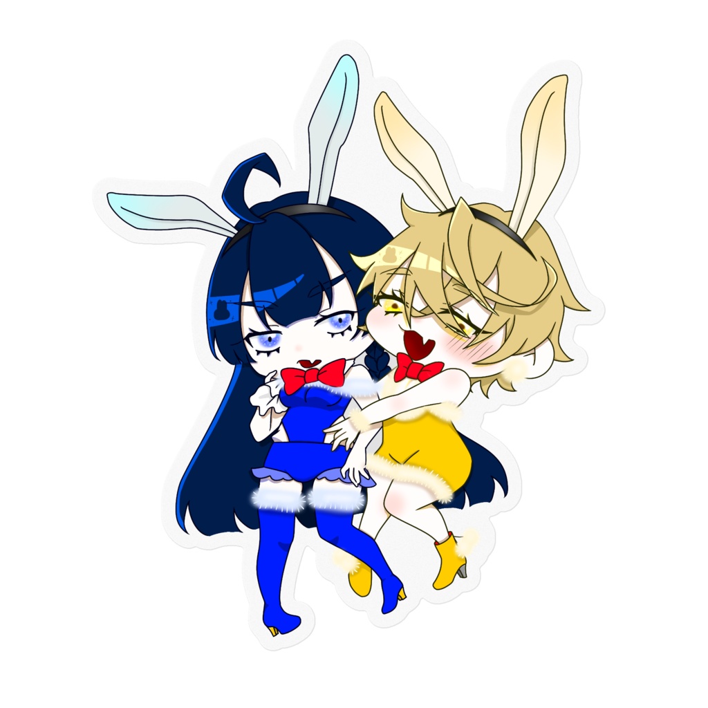 オリジナルステッカーバニーちゃん