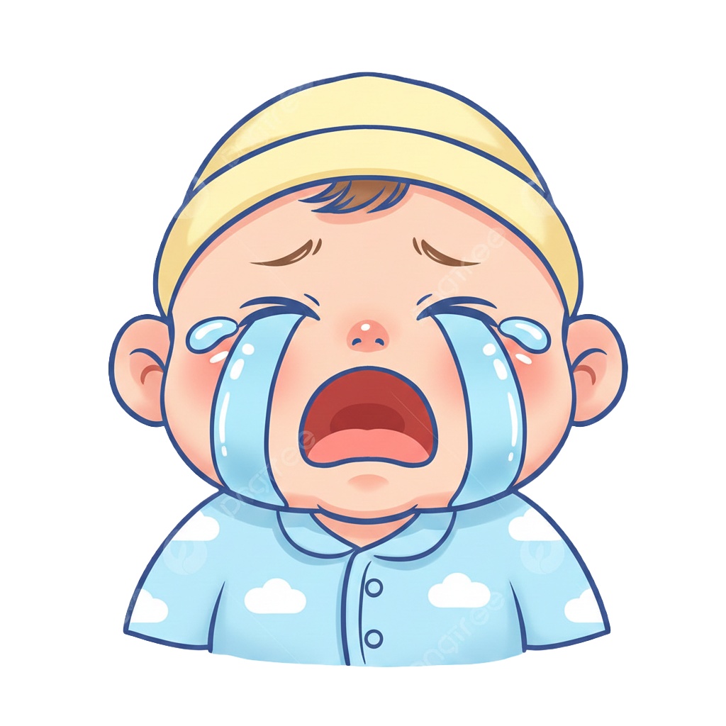 10種セット 赤ちゃん表情イラスト #01