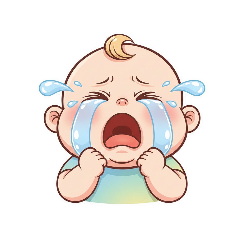 10種セット 赤ちゃん表情イラスト #02