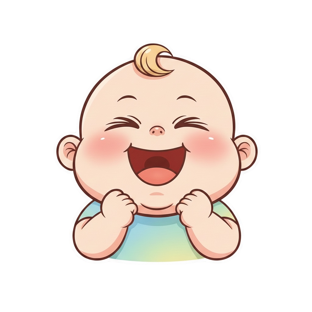 【無料】赤ちゃん表情素材 サンプル1枚（PNG・背景透過）