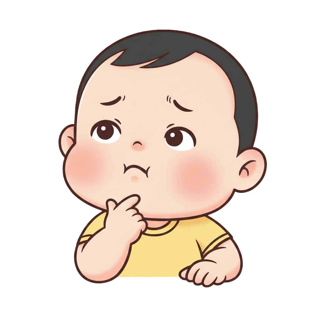 10種セット 赤ちゃん表情イラスト #03