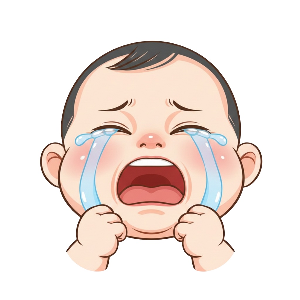 10種セット 赤ちゃん表情イラスト #03