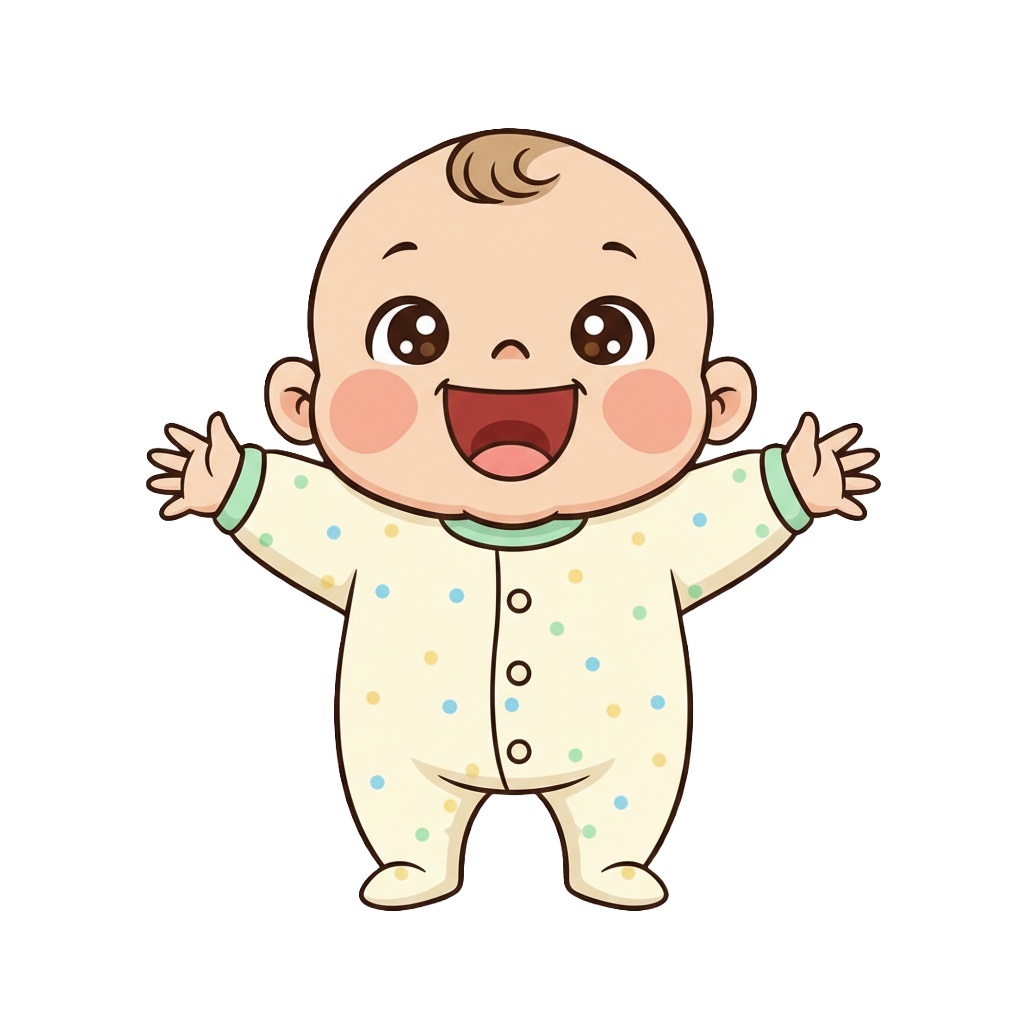 10種セット 赤ちゃん表情イラスト #04