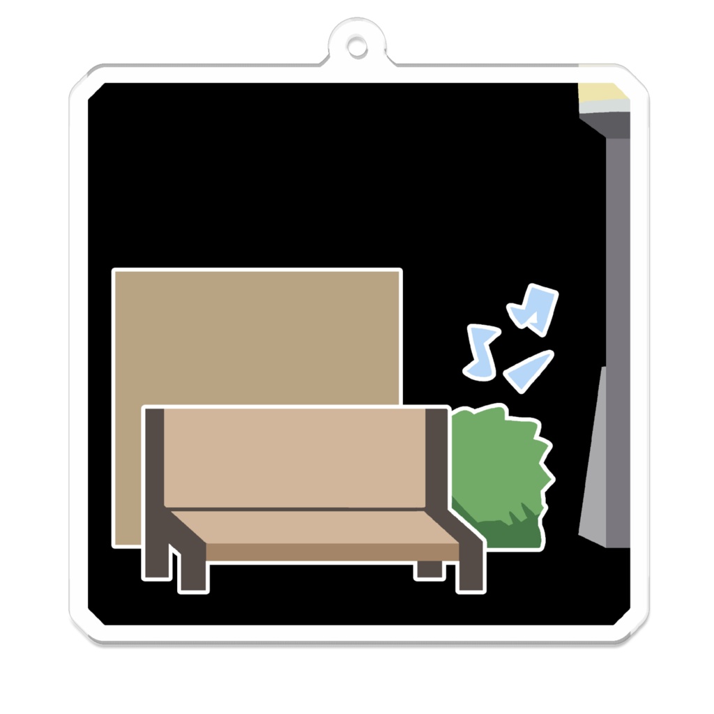 アクリルキーホルダー (謎の風景)