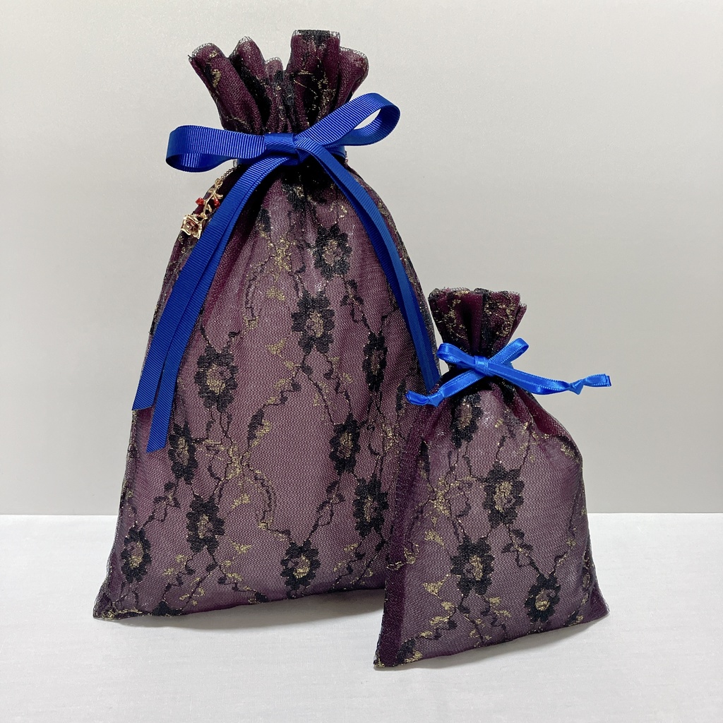 チュールレース巾着《福島光忠》