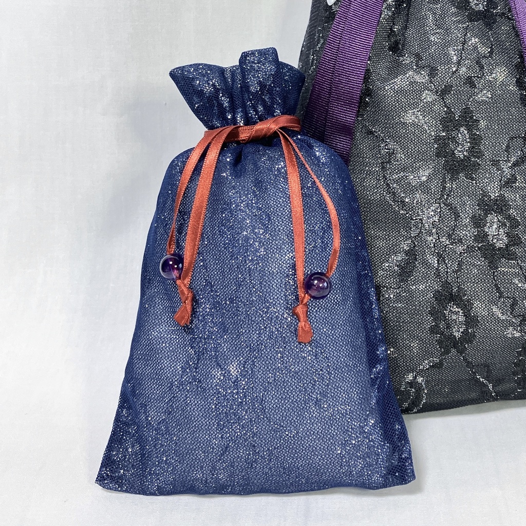 チュールレース巾着《薬研藤四郎》(小のみ)