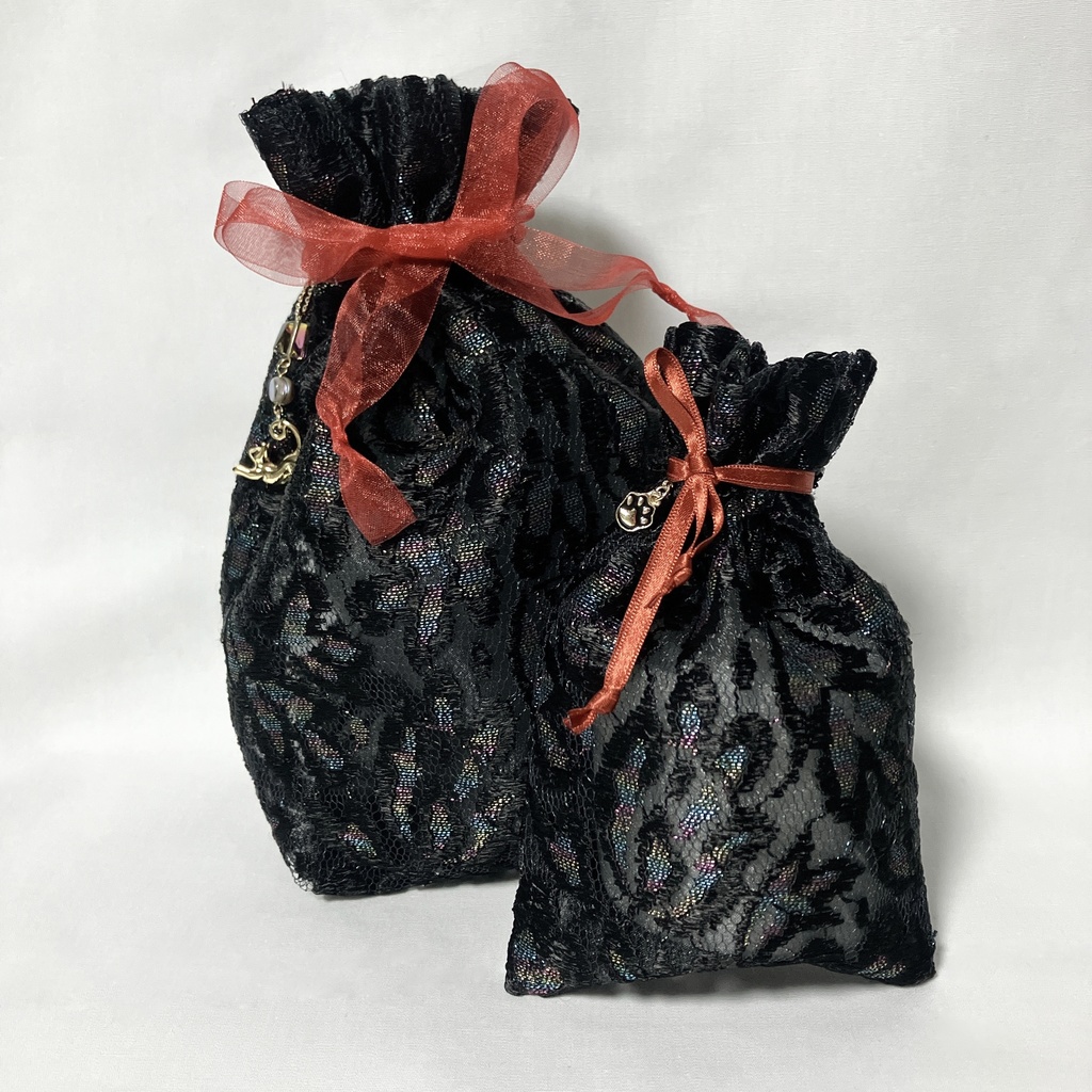 チュールレース巾着《三郎国宗》