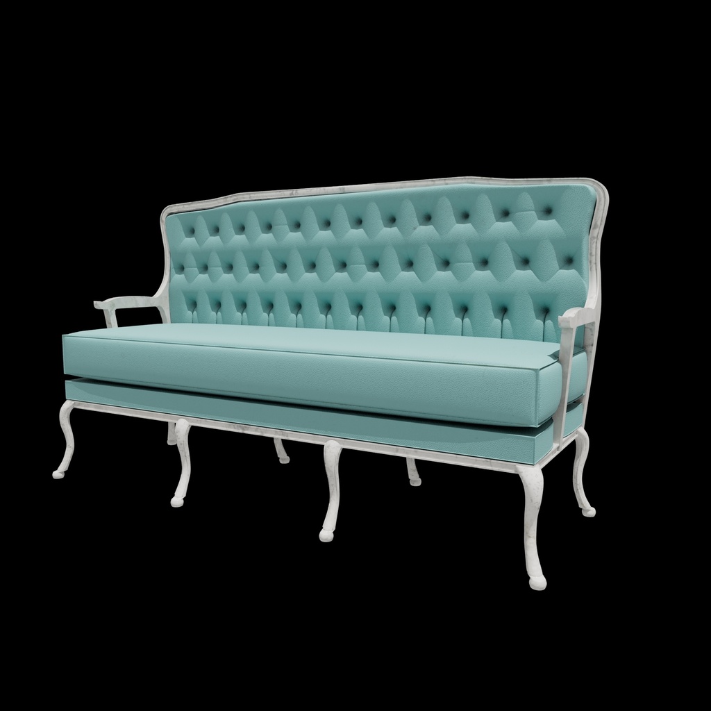 【CG Asset】rococo style sofa ソファ ロココ
